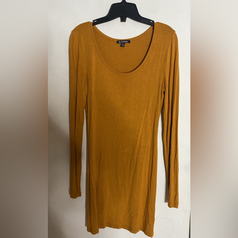Mustard Bodycon Dress